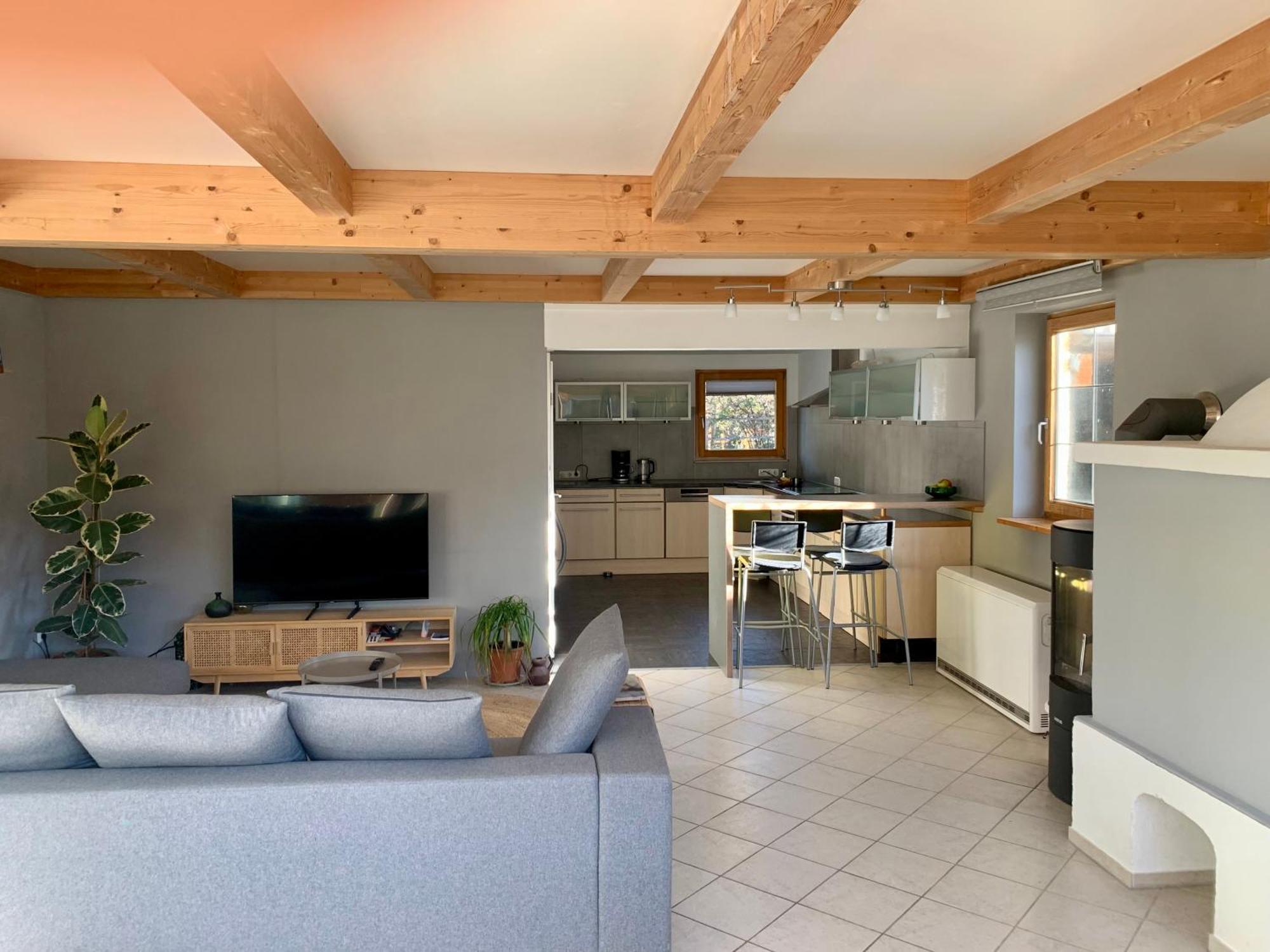 Kleines Reihenhaus Im Chiemgau Appartement Siegsdorf Buitenkant foto